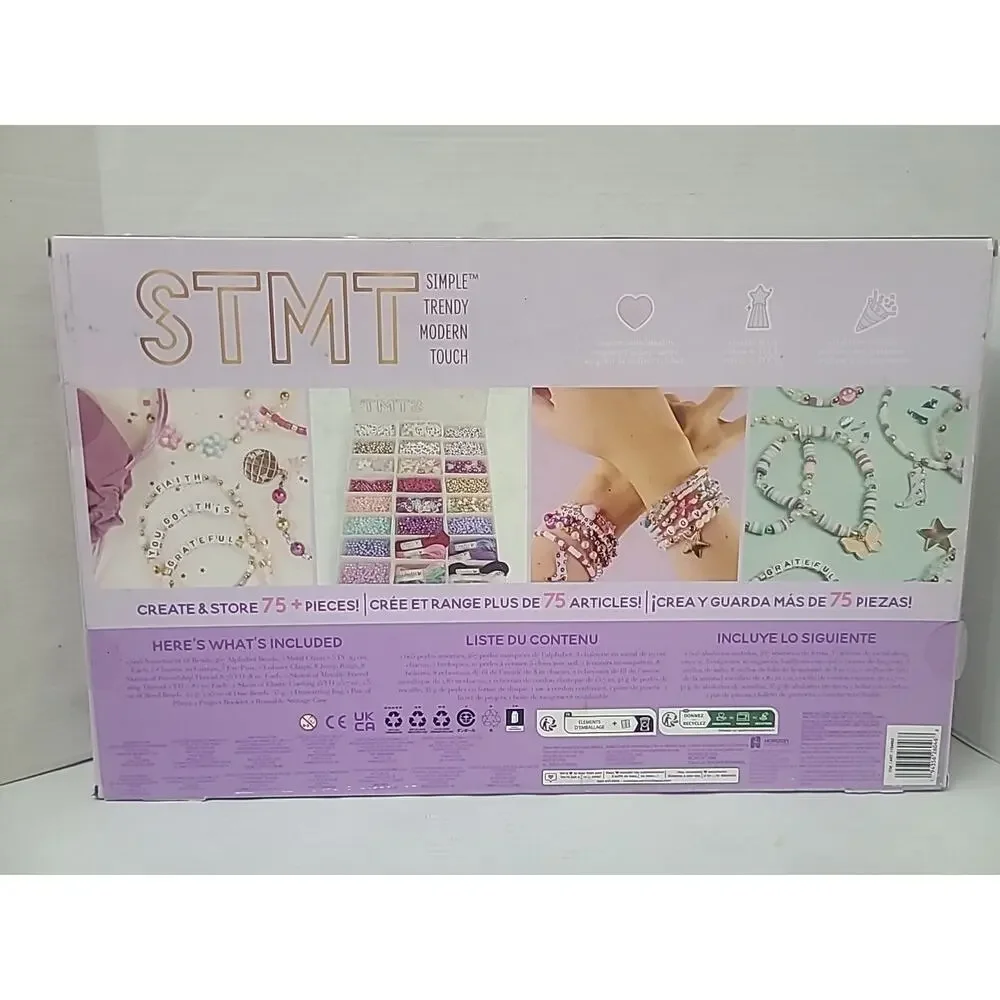 STMT D.I.Y. Jewelry Studio Bracelet Making Kit Beads Charms Craft Set 1500 Piece